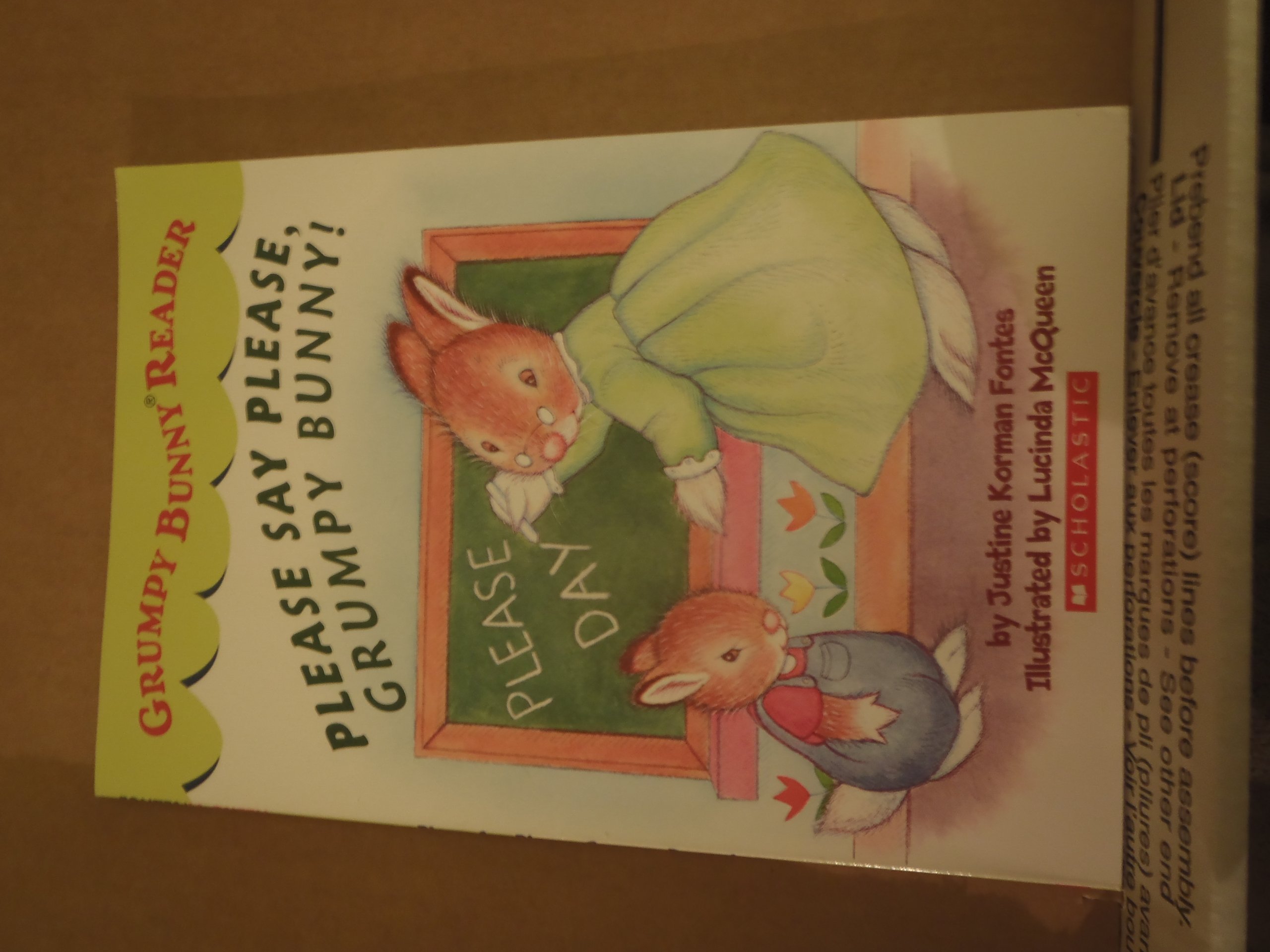 Please Say Please Grumpy Bunny: Grumpy Bunny Reader