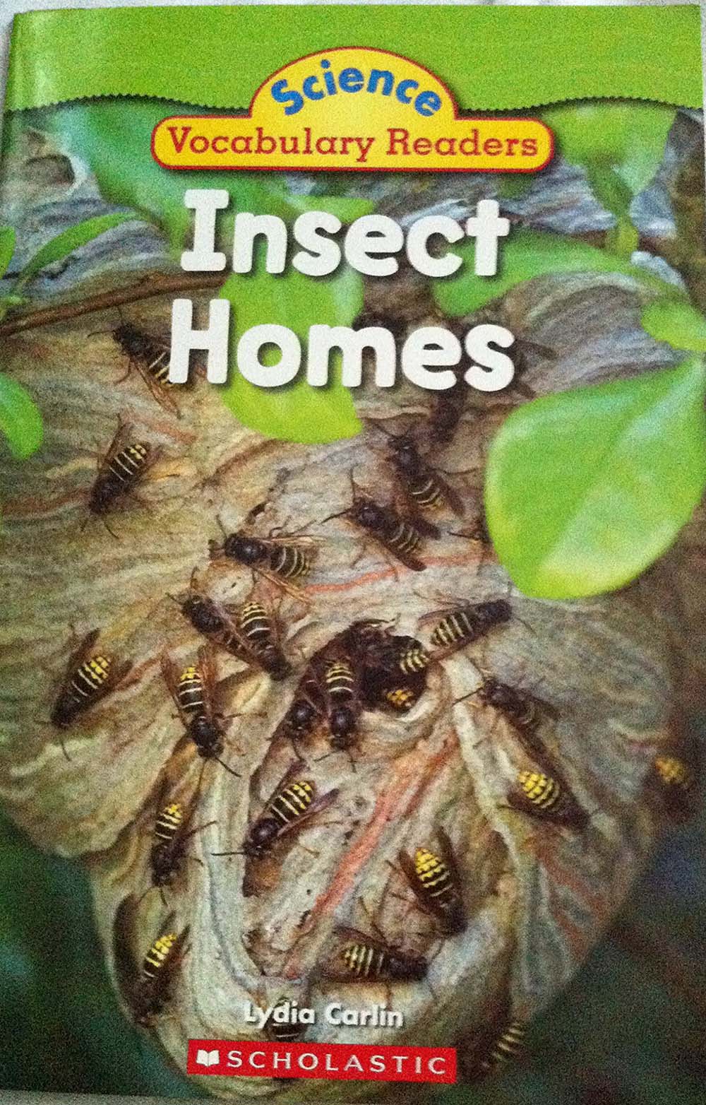 Insect Homes Science Vocabulary Readers