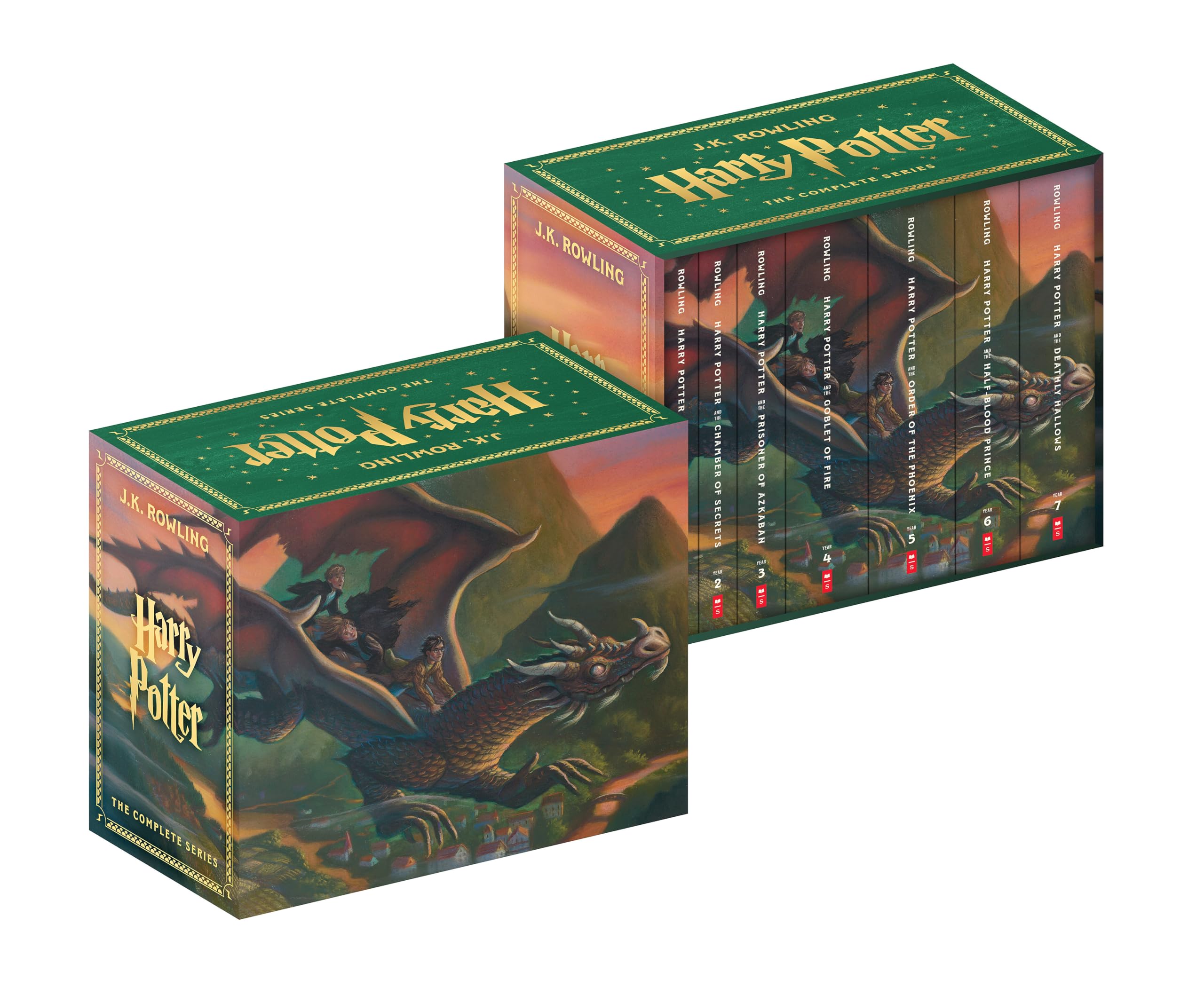 Harry Potter Complete Series Boxed Set Collection JK Rowling All 7 Books! NEW!
