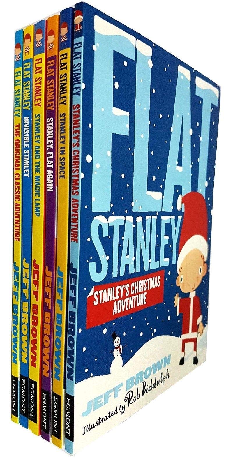 Flat Stanley 6 Book Collection: Flat Stanley; Stanley, Flat Again; Stanley in Space; Invisible Stanley; Stanley and the Magic Lamp; Stanley's Christmas Adventure (FLAT STANLEY ADVENTURE PACK)