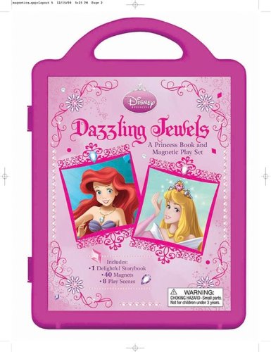 Disney Princess Dazzling Jewels: A Princess Book and Magnetic Play Set