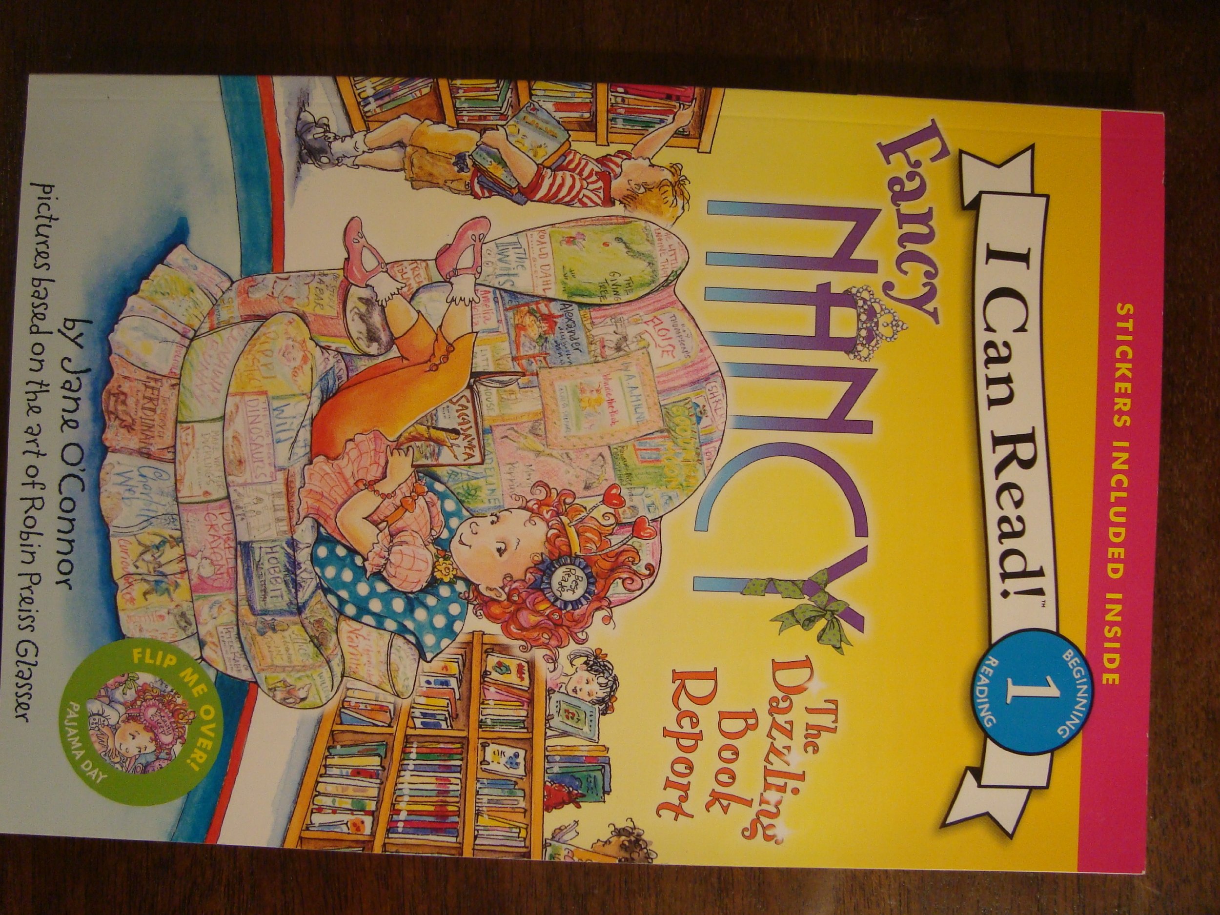 Fancy Nancy Pajama Day/The dazzling book Report (doulbe book)