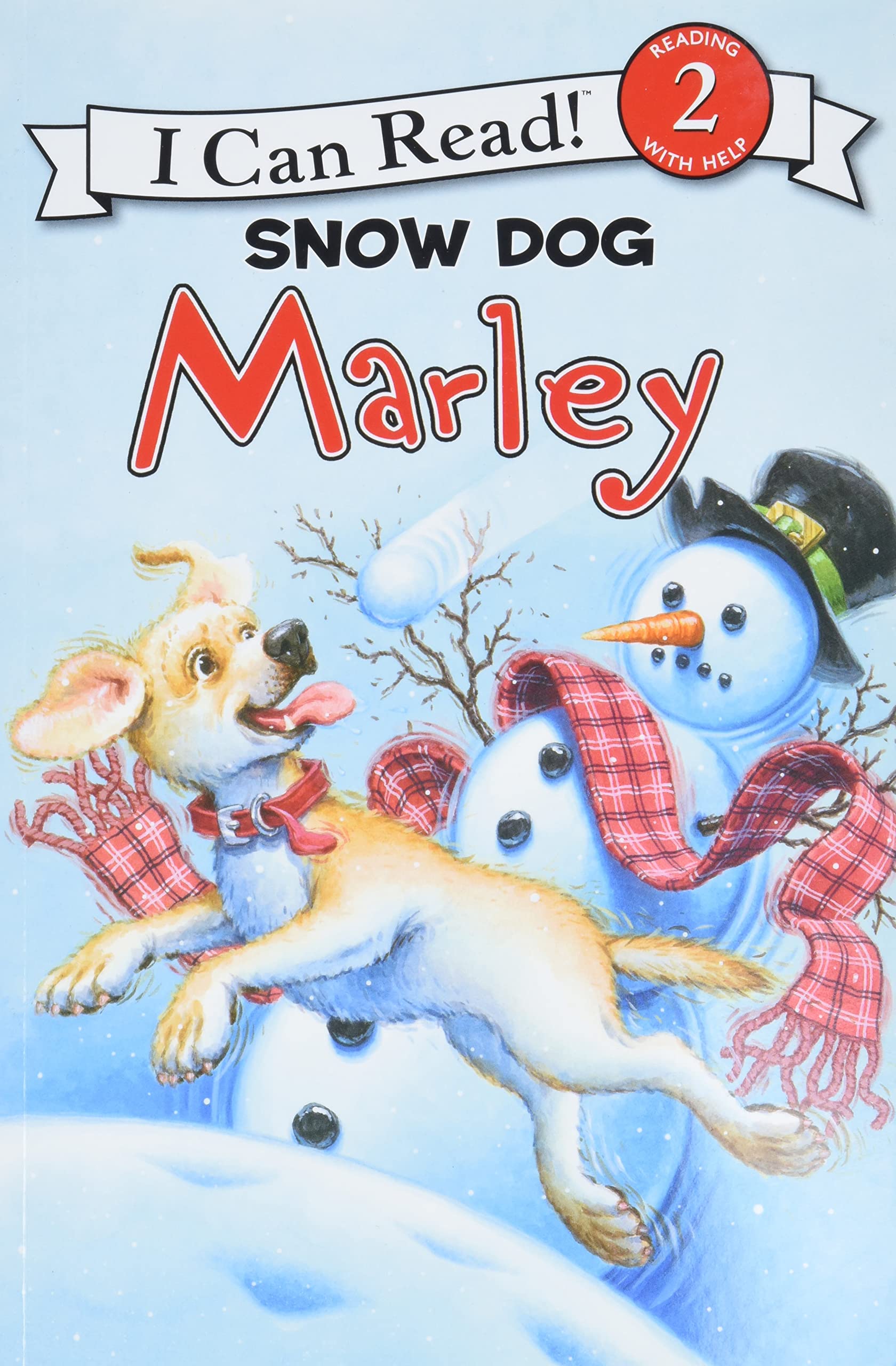 Marley: Snow Dog Marley: A Winter and Holiday Book for Kids (I Can Read Level 2)