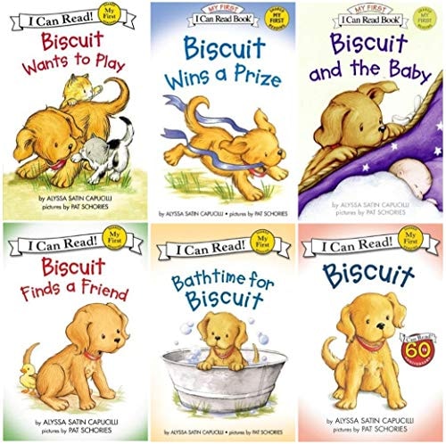 Biscuit 6-Book Set: Biscuit, Biscuit and the Baby, Biscuit Finds a Friend, Biscuit Wins a Prize, Bis
