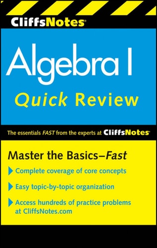 CliffsNotes Algebra I Quick Review: 2nd Edition