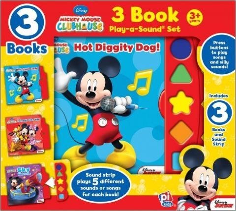 Disney Mickey Mouse Clubhouse: 3 Book Play-A-Sound Set