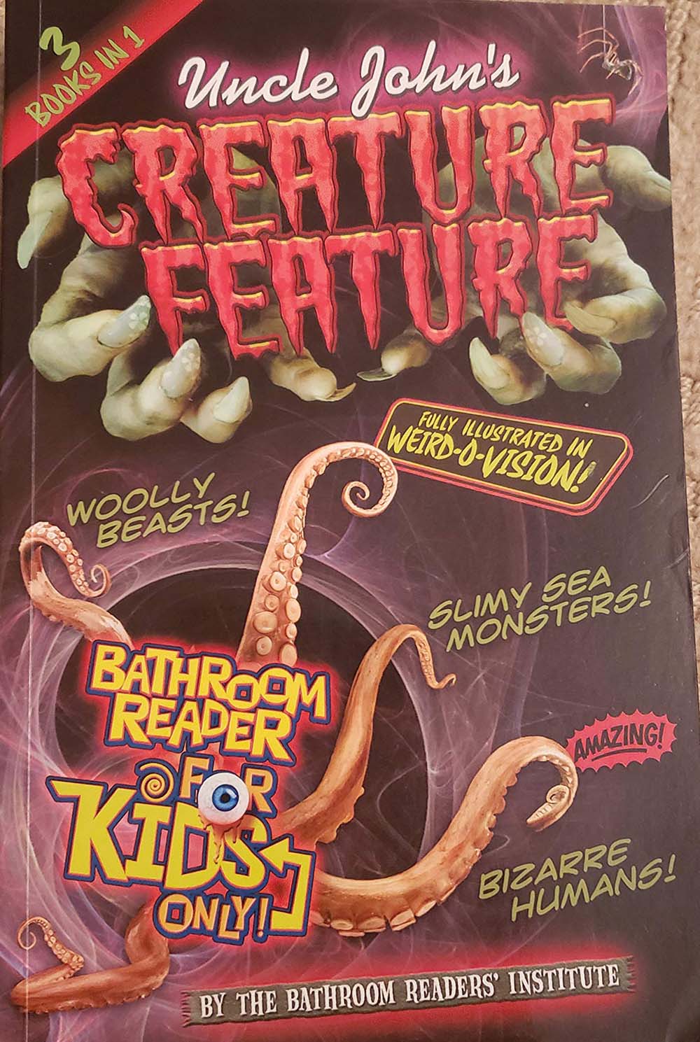 Uncle John's Creature Feature Bathroom Reader for Kids Only!