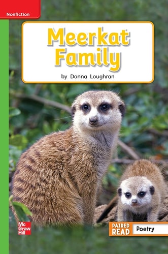 Reading Wonders Leveled Reader Meerkat Family: Beyond Unit 2 Week 3 Grade 1 (ELEMENTARY CORE READING)