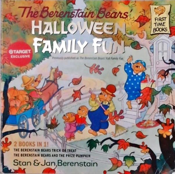 The Berenstain Bears' Fall Family Fun (First Edition Paperback 2012) First Time Books, a Target Exclusive, 2 Books in 1.