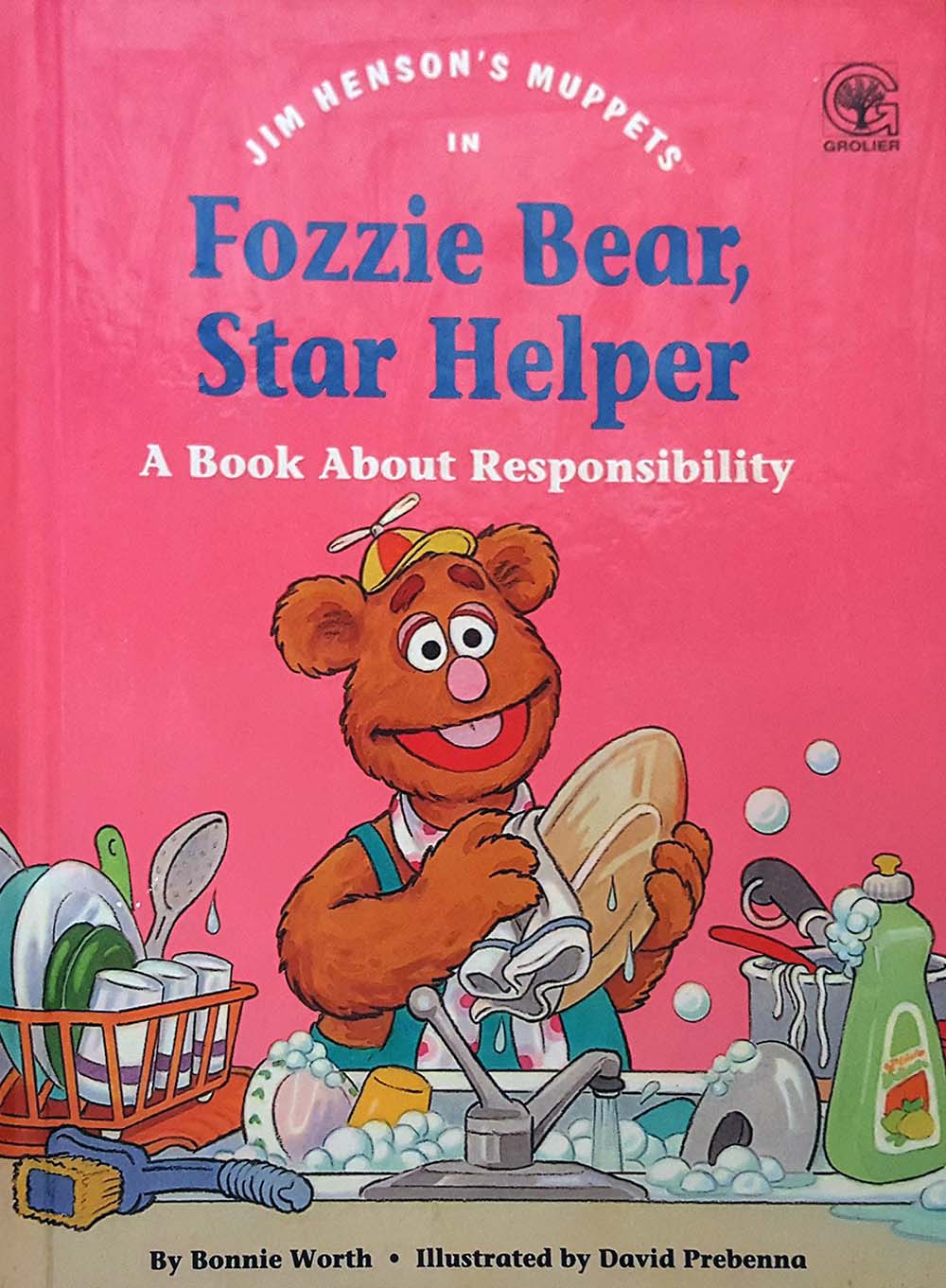 Jim Henson's Muppets in Fozzie Bear, Star Helper: A Book About Responsibility (Values to Grow On) by Bonnie Worth (2012) Hardcover