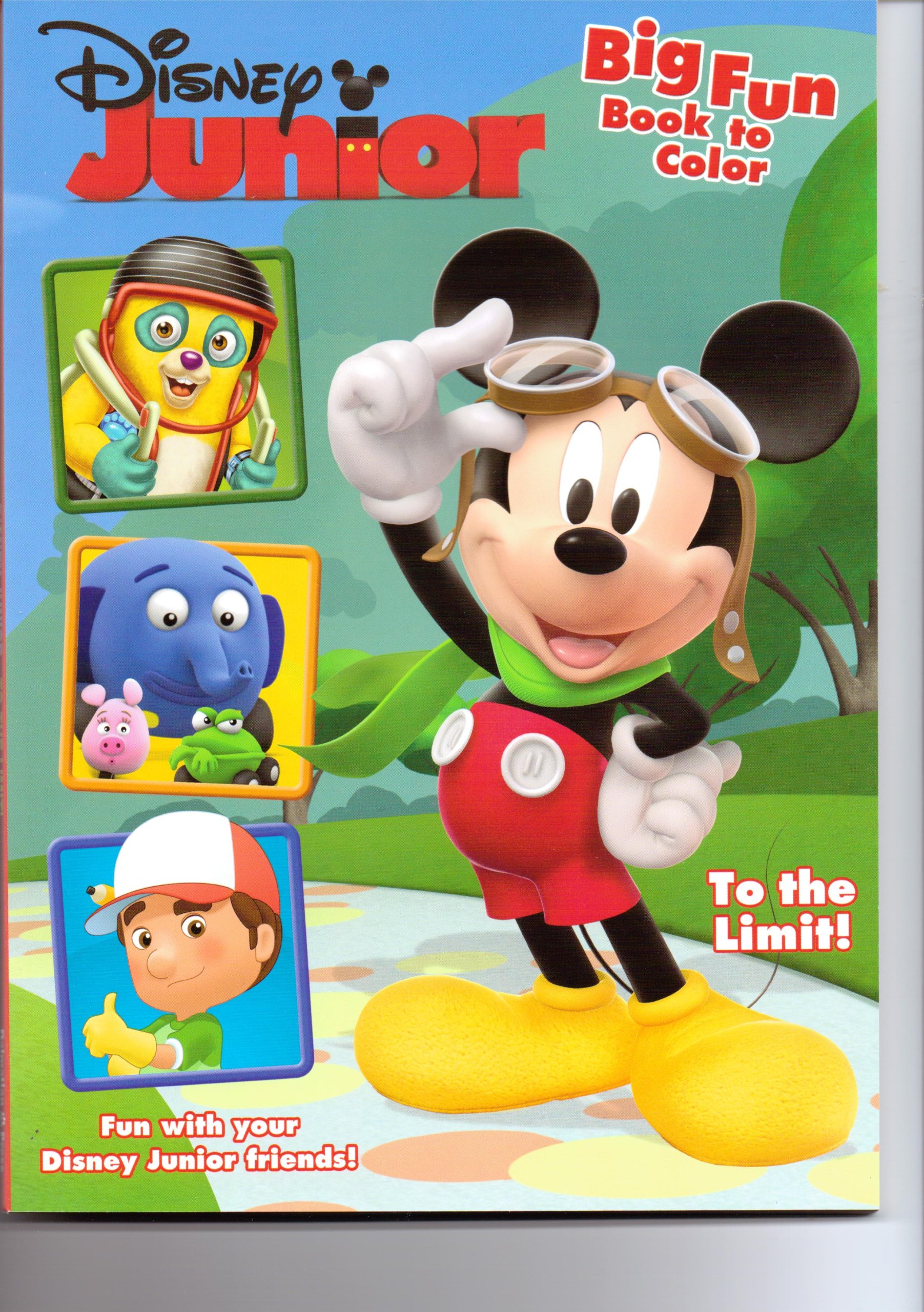 Disney Junior Big Fun Book to Color ~ to the Limit!