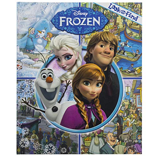 Disney Frozen Elsa, Anna, Olaf, and More! - Look and Find Activity Book - PI Kids