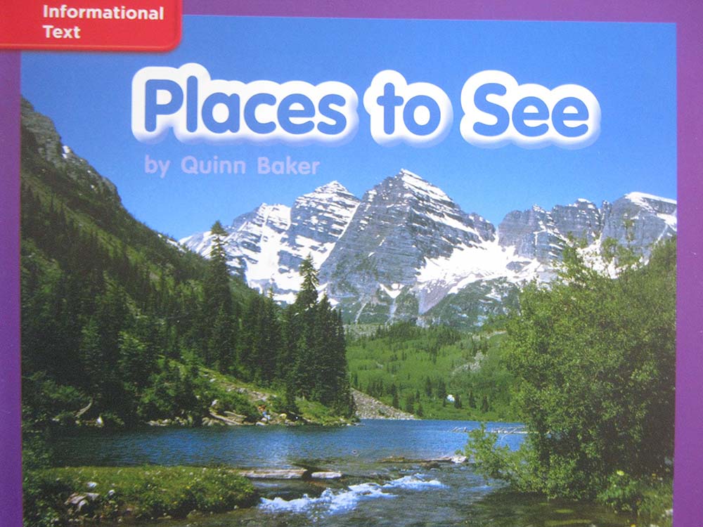 Reading Wonders Leveled Reader Places to See: ELL Unit 8 Week 2 Grade K (ELEMENTARY CORE READING)