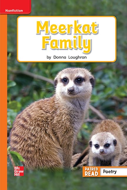 Reading Wonders Leveled Reader Meerkat Family: Approaching Unit 2 Week 3 Grade 1 (ELEMENTARY CORE READING)