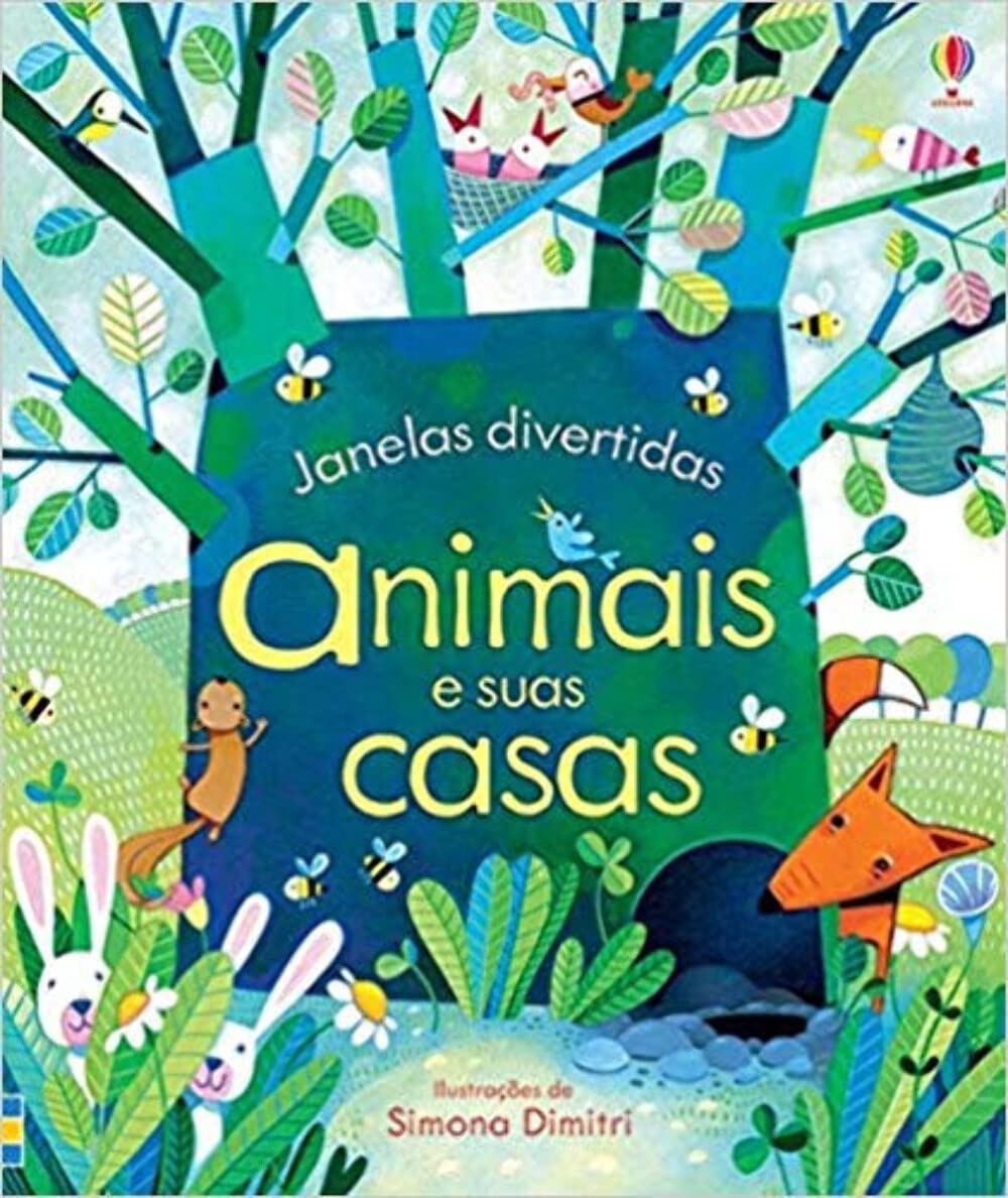 Animais e Suas Casas. Janelas Divertidas (Em Portuguese do Brasil)