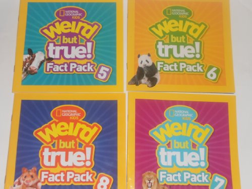 National Geographic Kids Weird but True! Fact Packs Nos. 5, 6, 7, 8