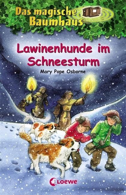 Lawinenhunde Im Schnee