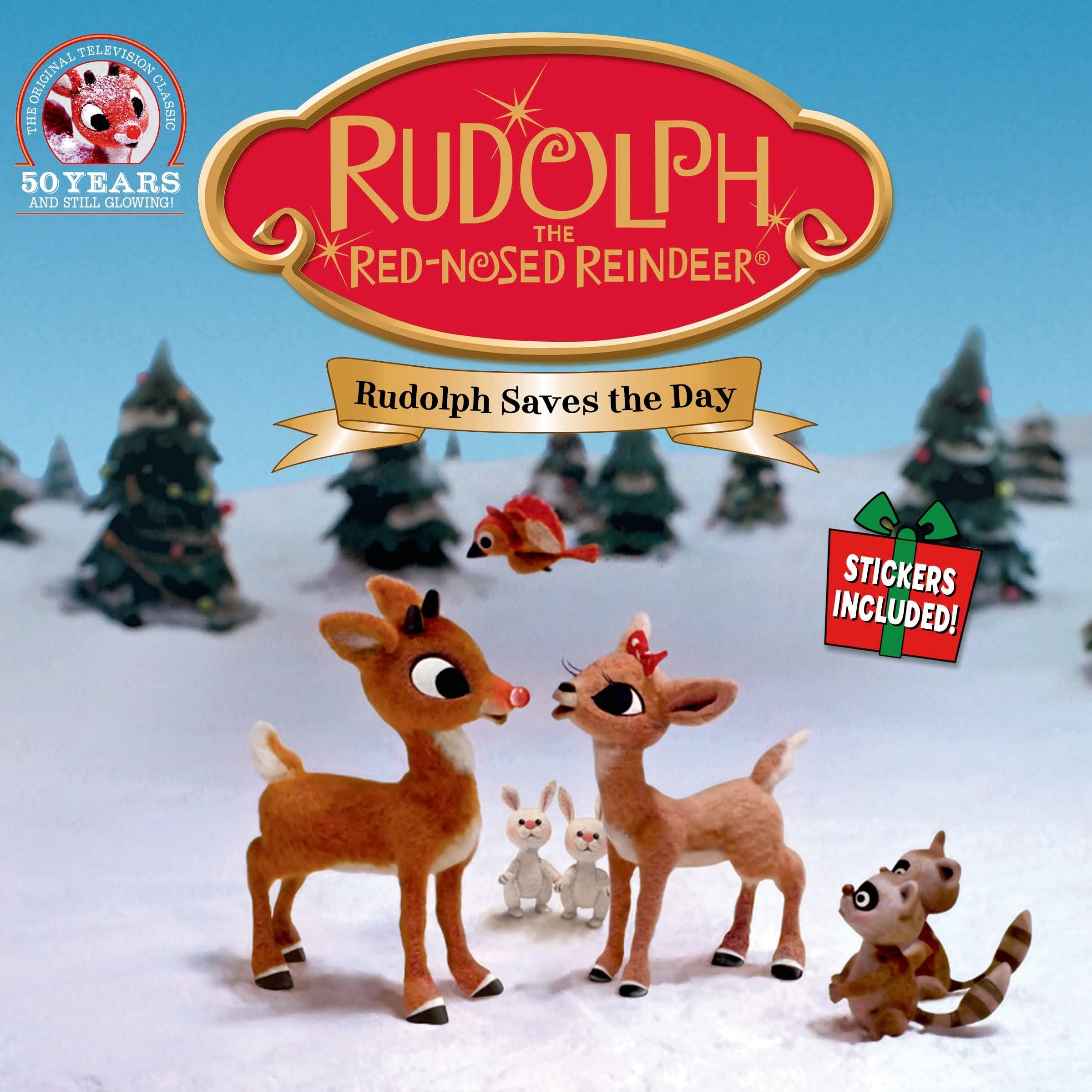 Rudolph the Red-Nosed Reindeer: Rudolph Saves the Day: Stickers Included (Rudolph the Red-Nosed Reindeer, 2)