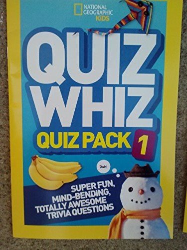 National Geographic Kids Quiz Whiz Pack 1