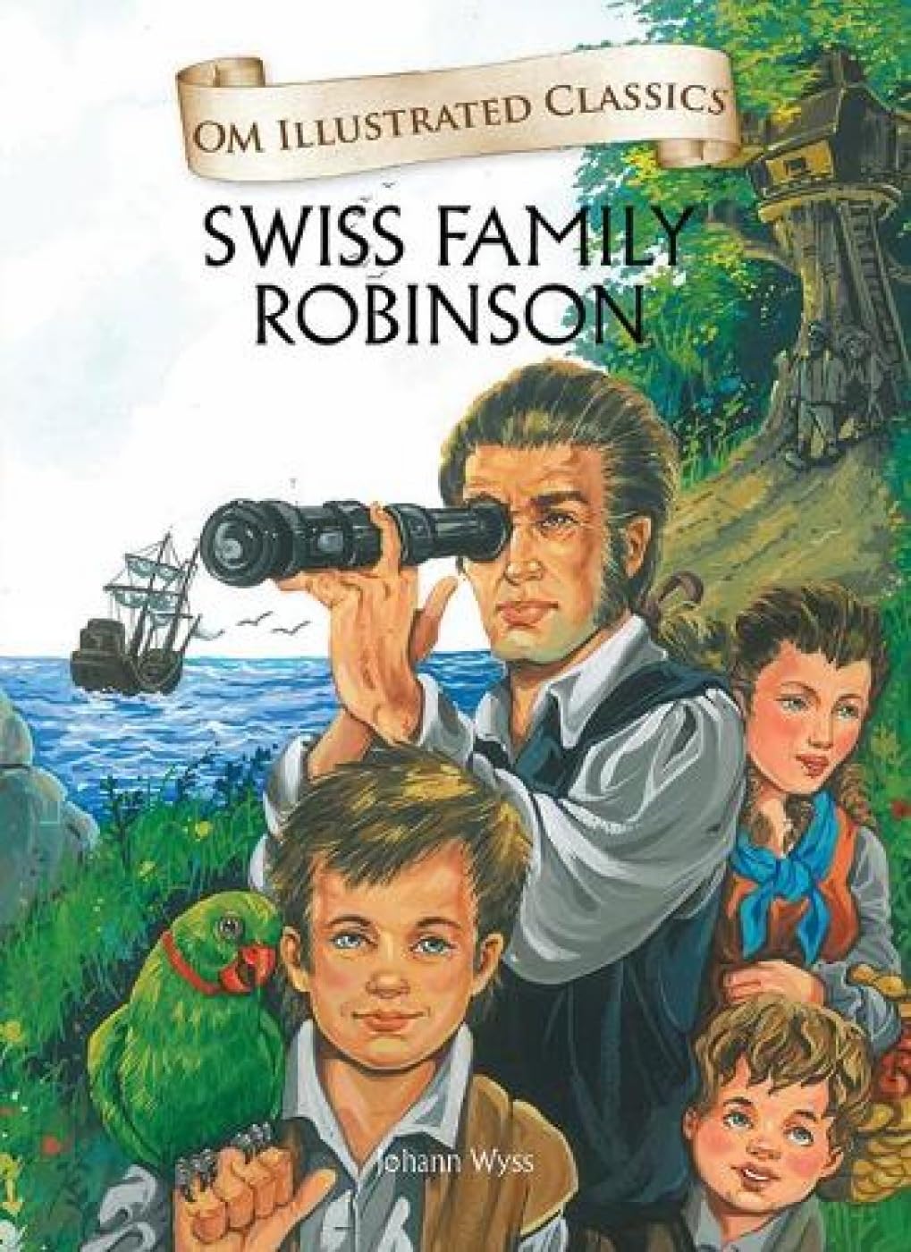 Om Illustrated Classics the Swiss Family Robinson