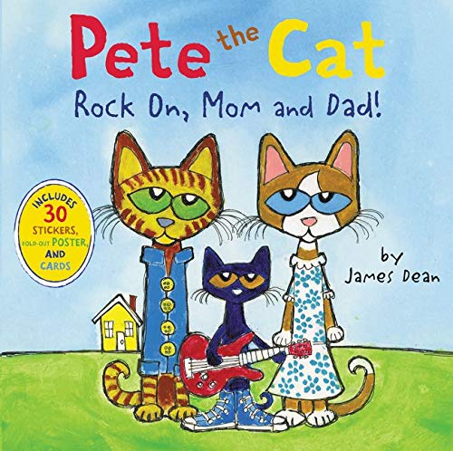 Pete the Cat: Rock On, Mom and Dad!: A Father's Day Gift Book From Kids