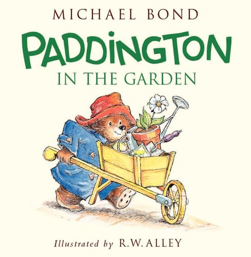 Paddington in the garden