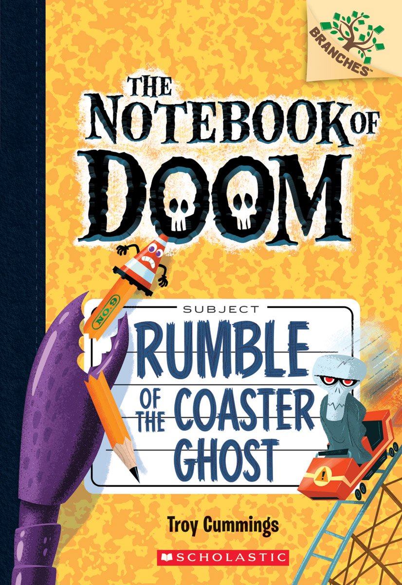 Rumble of the Coaster Ghost: A Branches Book (the Notebook of Doom 9), Volume 9 (Notebook of Doom)