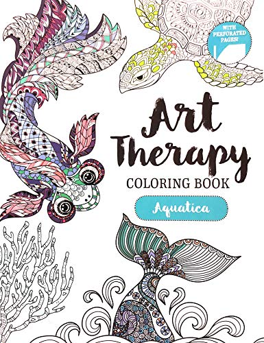 Art Therapy Coloring Book Aquatica