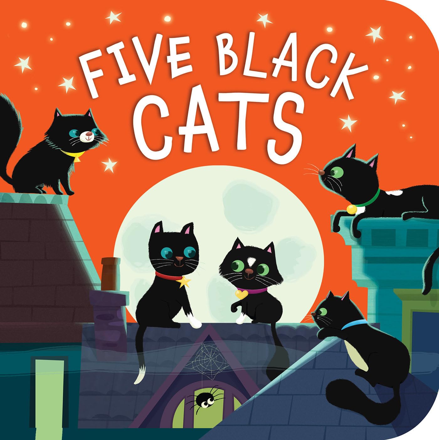 Five Black Cats