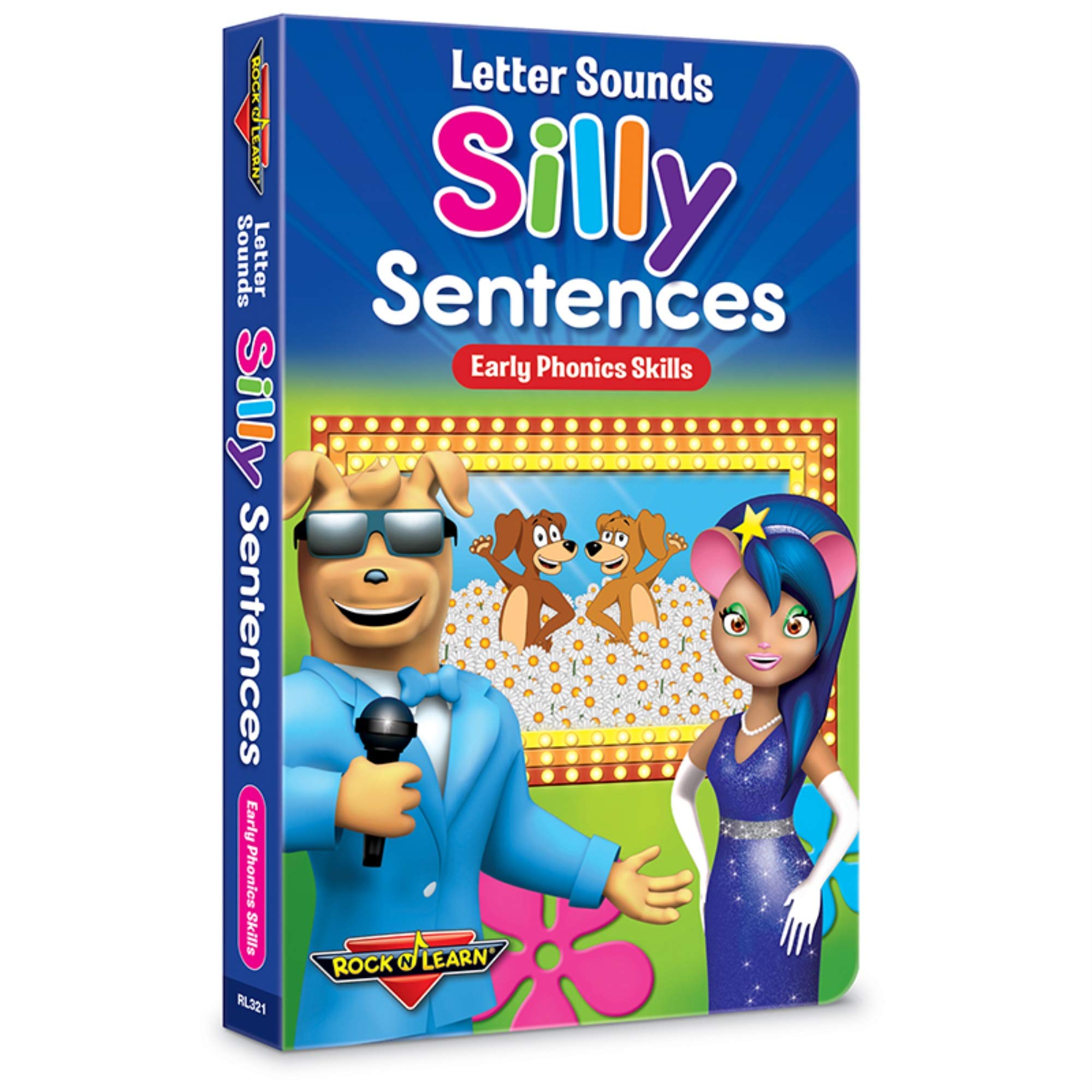 Letter Sounds: Silly Sentences - Early Phonics Skills Board Book by Rock 'N Learn