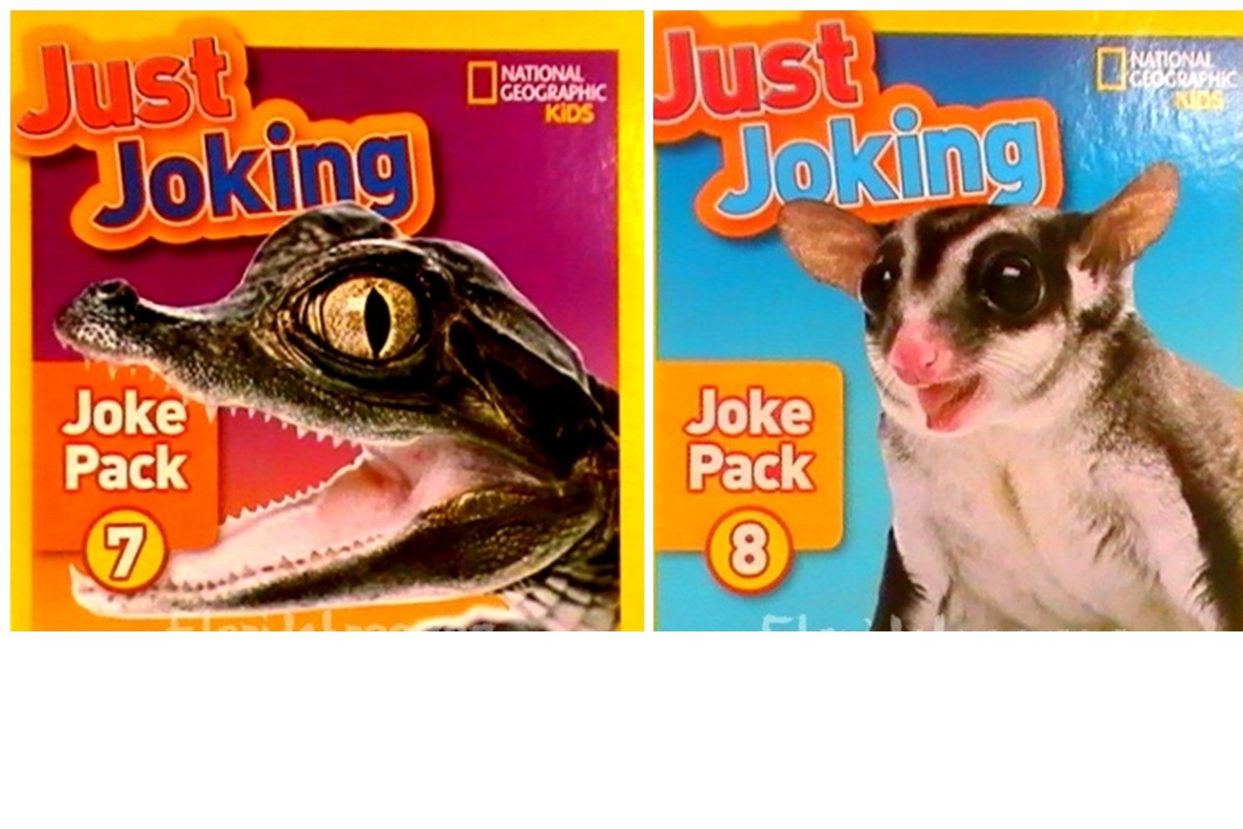 National Geographic Kids Just Joking Joke Pack 5 & 6 Set of 2 Paperback