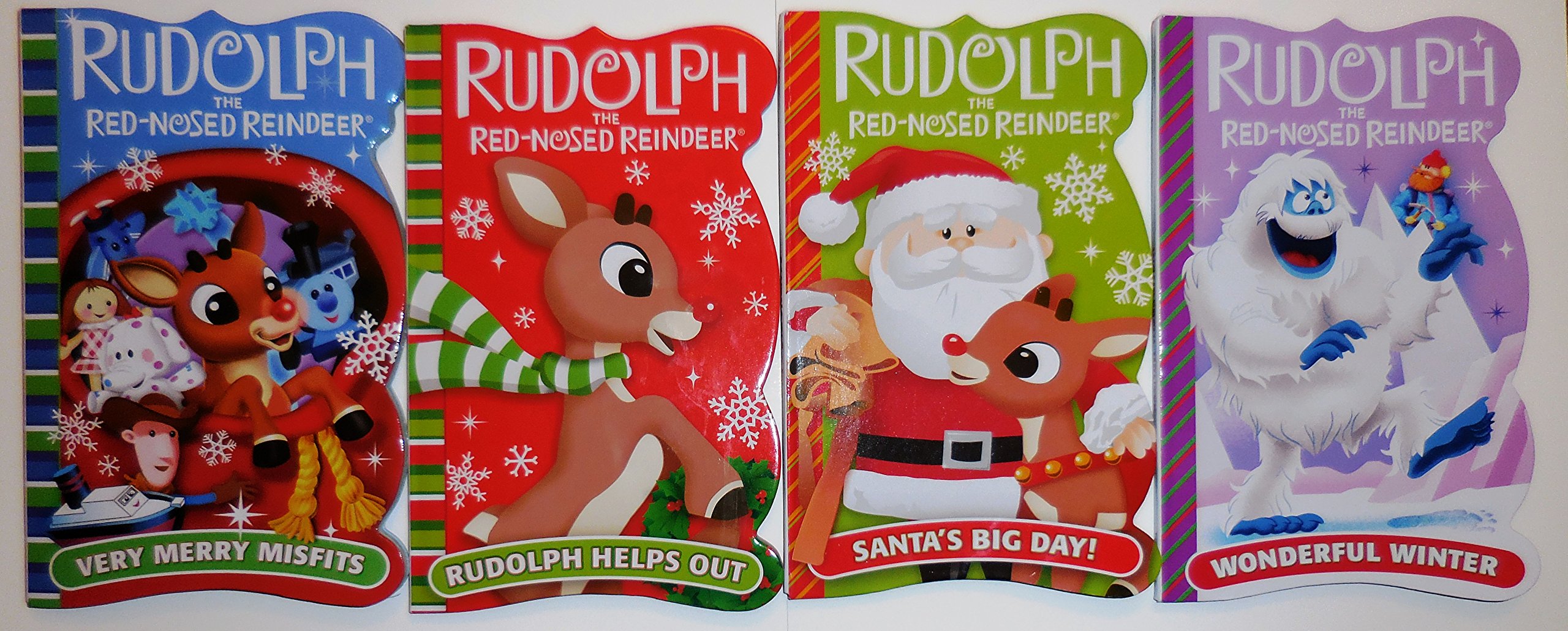 Pack of 4 - Rudolf the Red-Nosed Reindeer Series