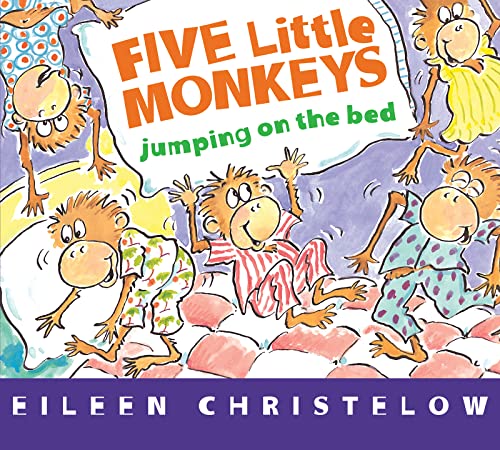 Five Little Monkeys Jumping on the Bed Board Book (A Five Little Monkeys Story)