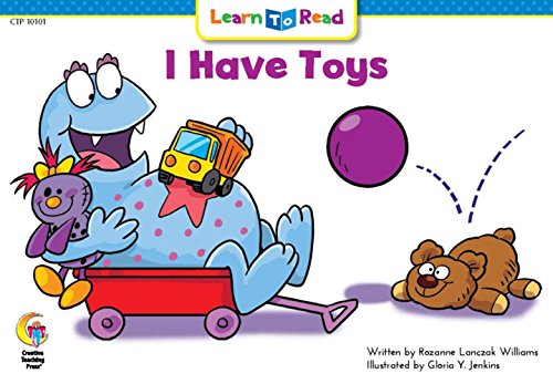 I Have Toys (Monsters) Learn to Read Childrens Book