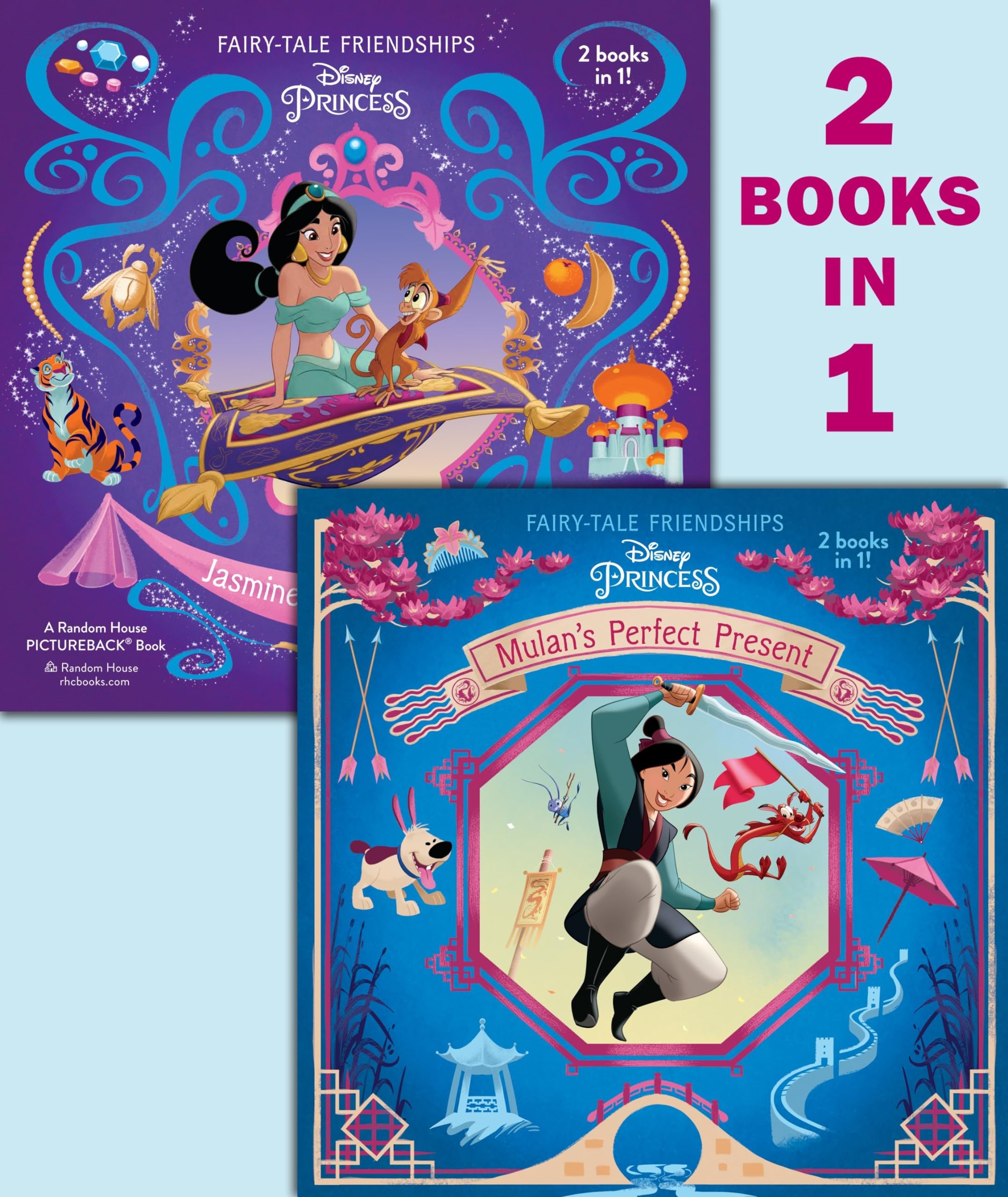 Mulan's Perfect Present/Jasmine's New Friends (Disney Princess) (Pictureback(R))