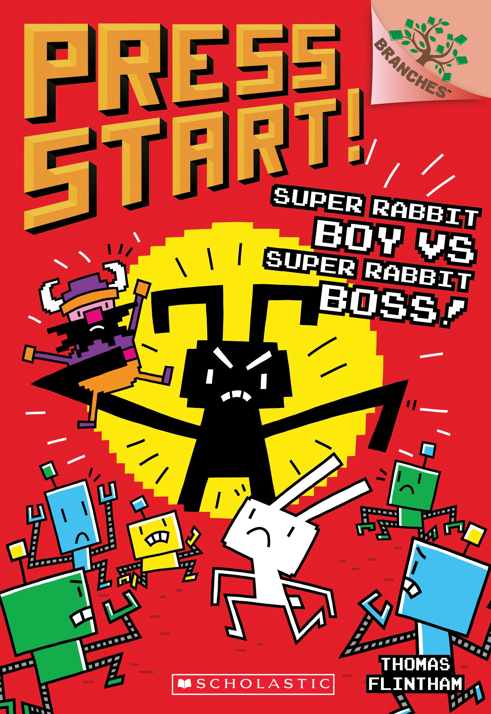 Super Rabbit Boy vs. Super Rabbit Boss : A Branches Book (Press Start 4), Volume 4 (Press Start )