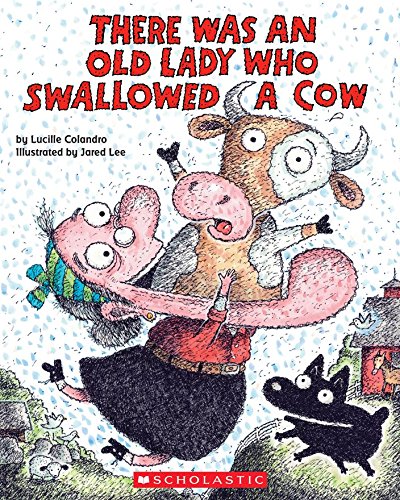 There was an old lady who swallowed a cow!