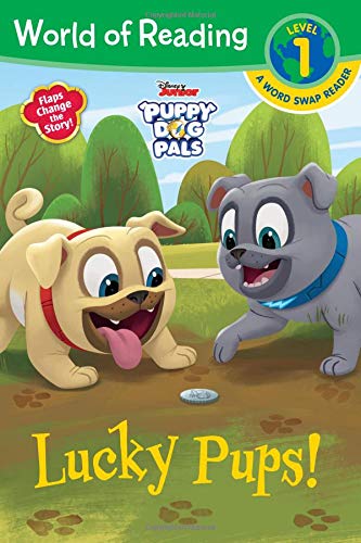 World of Reading: Puppy Dog Pals Lucky Pups (Level 1 Word Swap Reader)