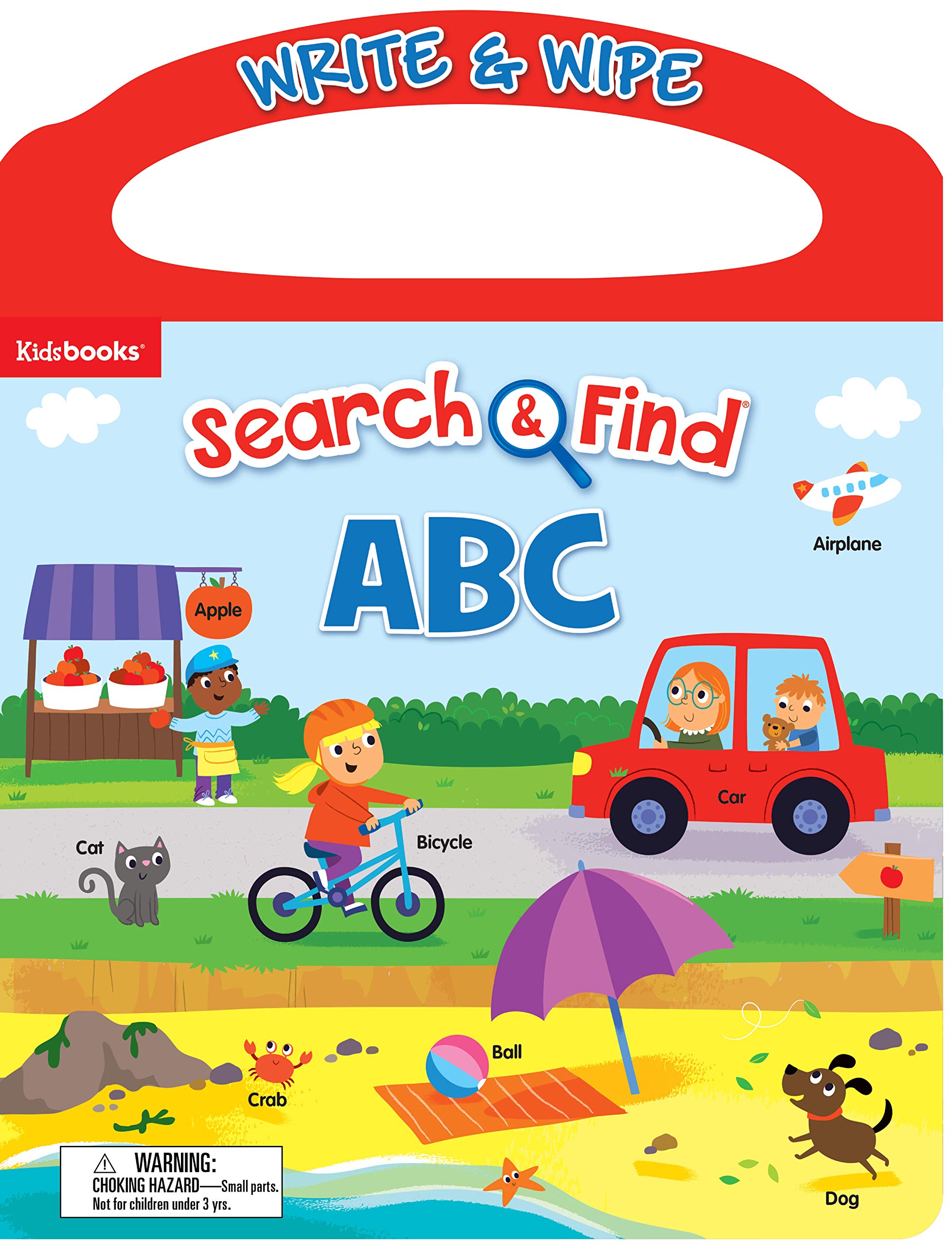 Search & Find: ABC-Search for People, Animals, and Objects using the Letters of the Alphabet-Erasable Marker Included! (Write & Wipe Carry-Along)