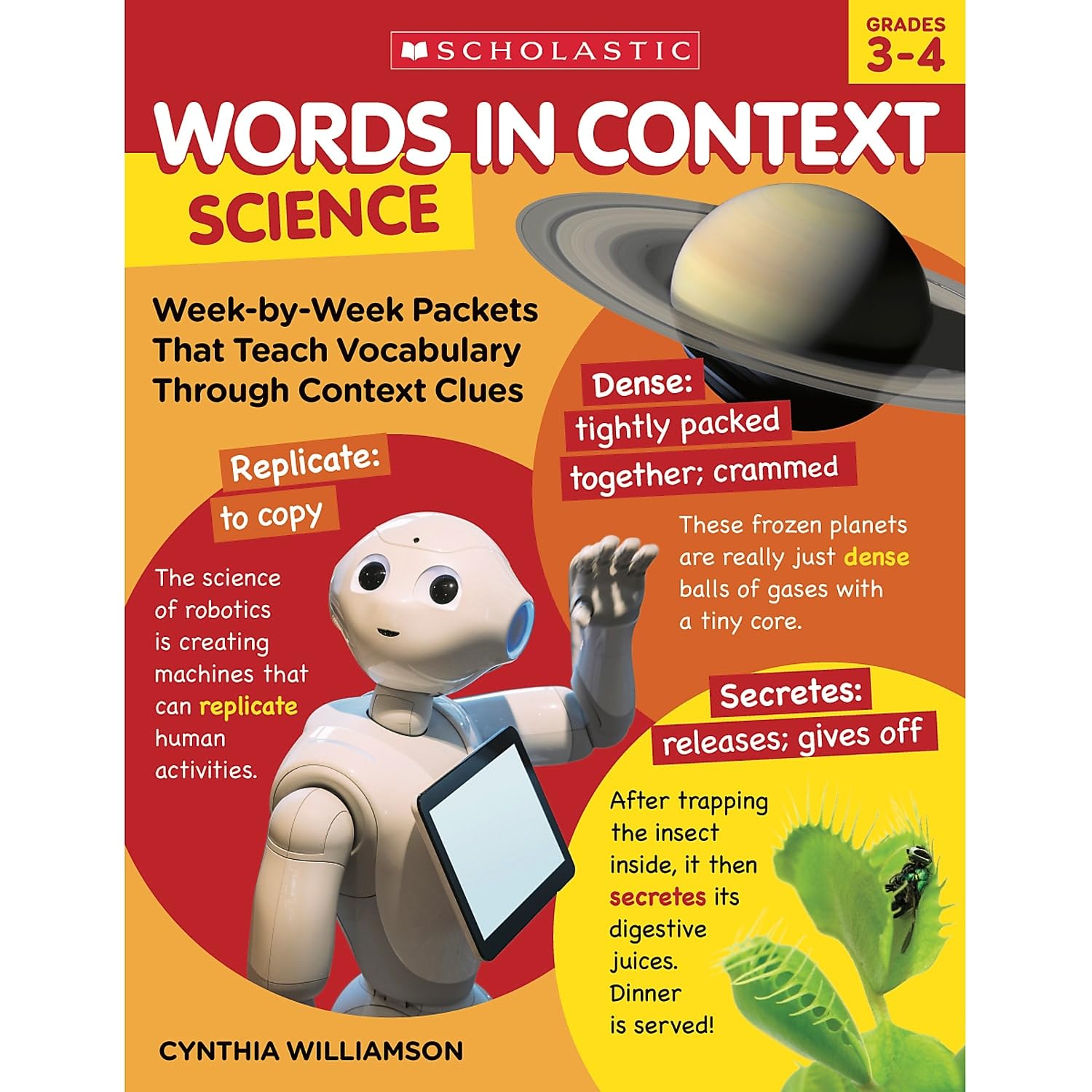 Words in Context: Science: Week-by-Week Packets That Teach Vocabulary Through Context Clues