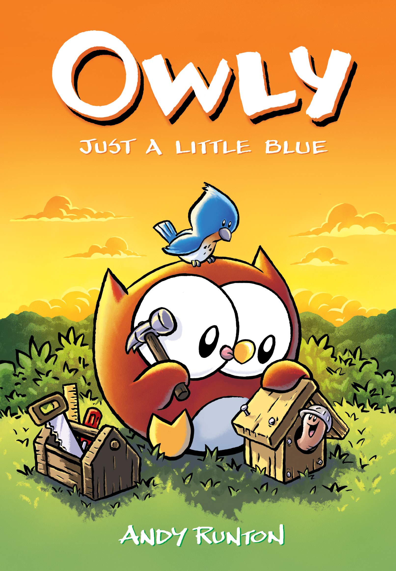 Just a Little Blue: A Graphic Novel (Owly #2) (2)