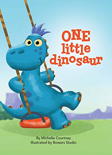 One Little Dinosaur - Children's Padded Board Book - Counting Book about Friendship