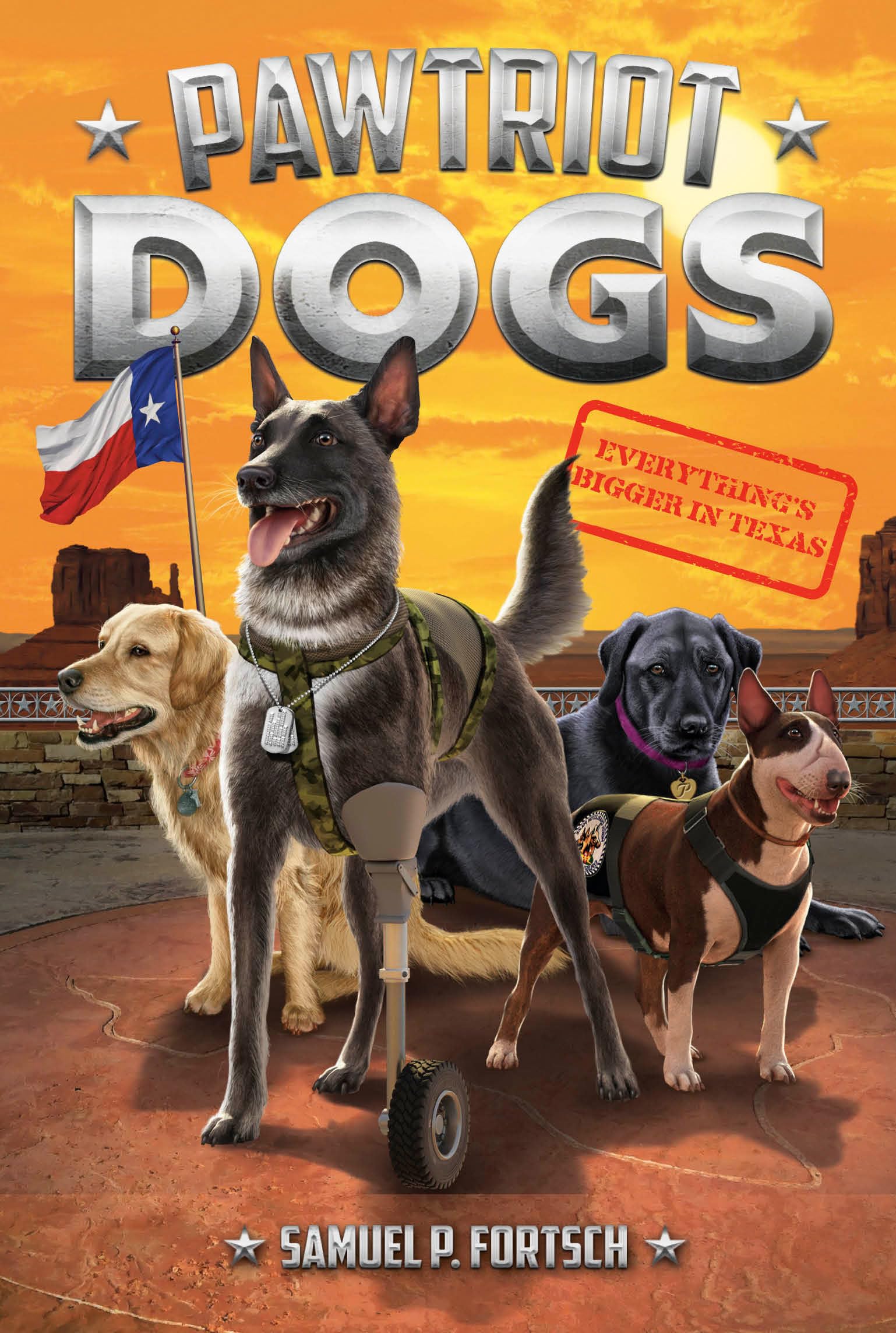 Everything's Bigger in Texas #2 (Pawtriot Dogs)