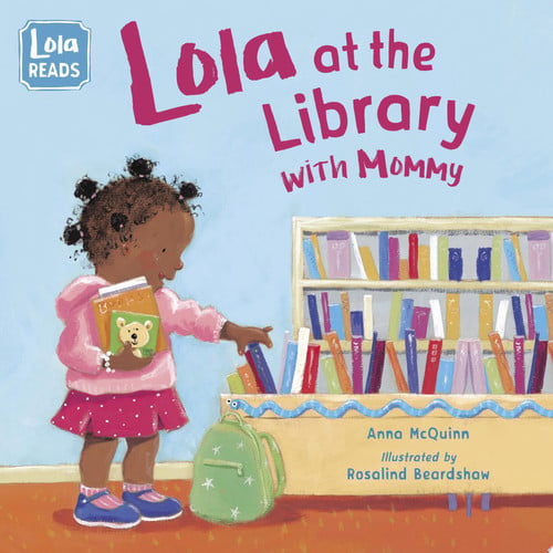 Lola at the Library with Mommy