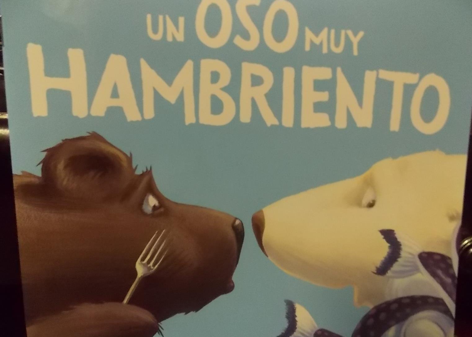 Un oso muy hambriento