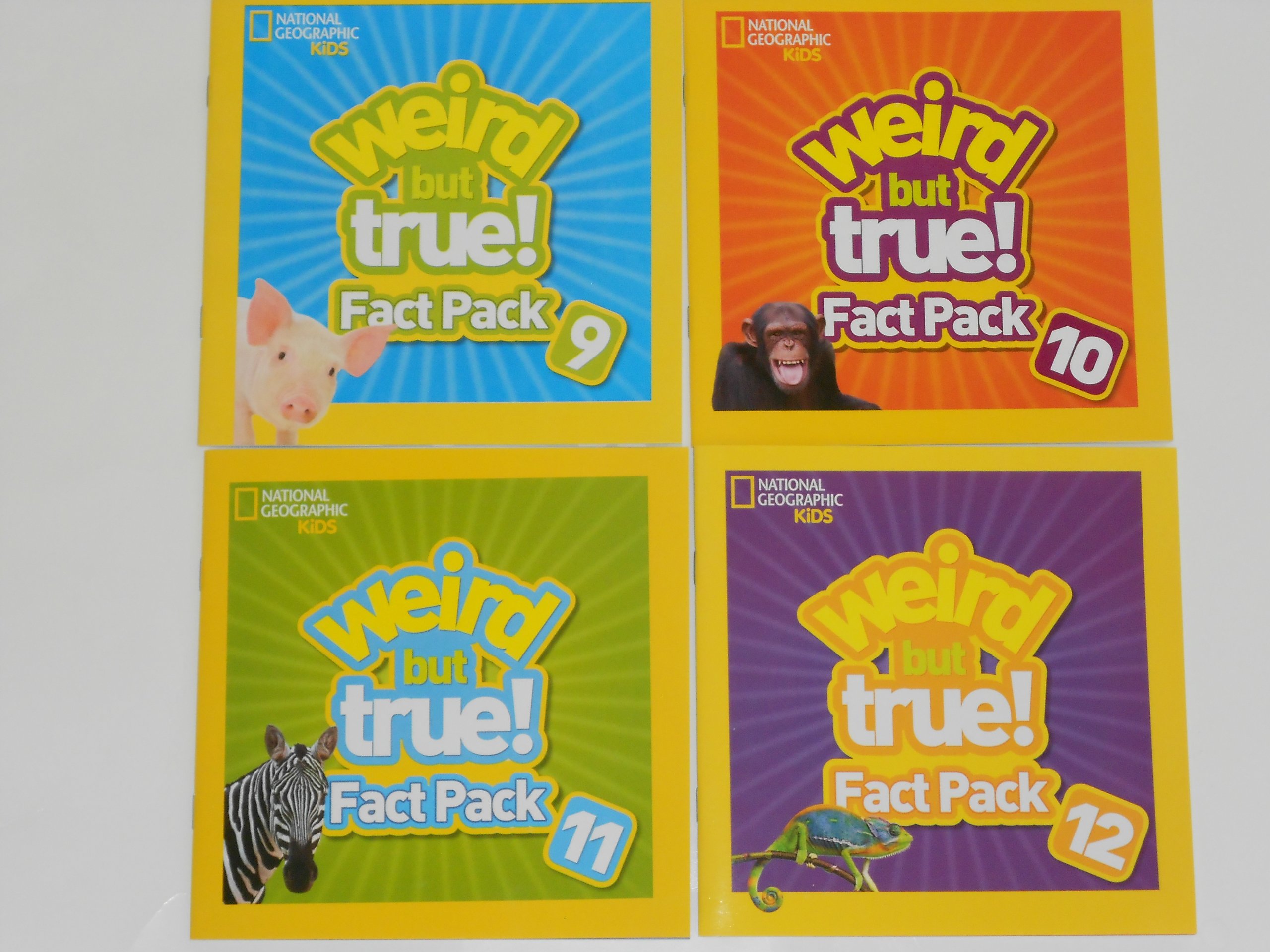 National Geographic Kids Weird but True! Fact Packs Vols: 9, 10, 11 & 12