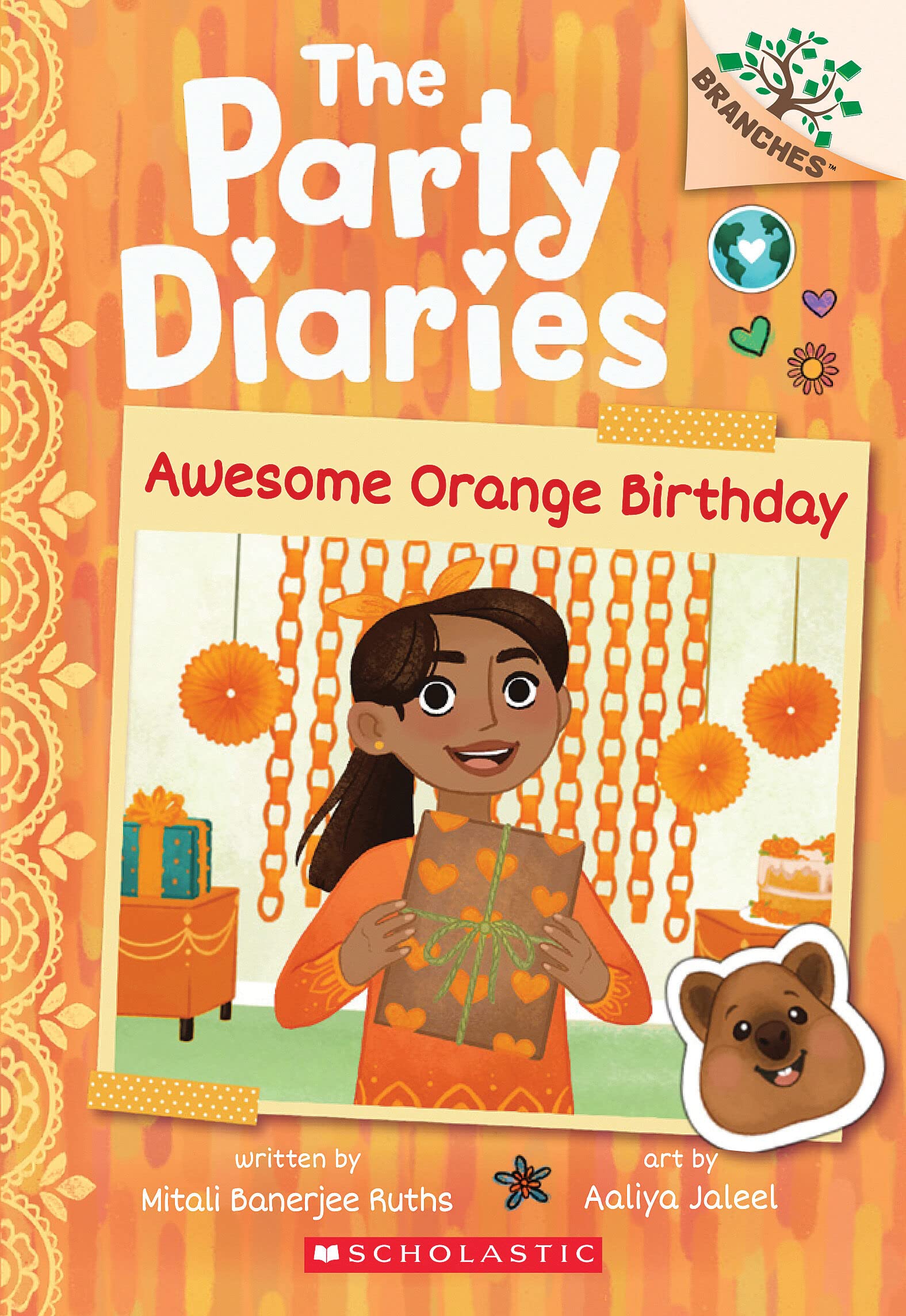 Awesome Orange Birthday: A Branches Book (The Party Diaries #1)