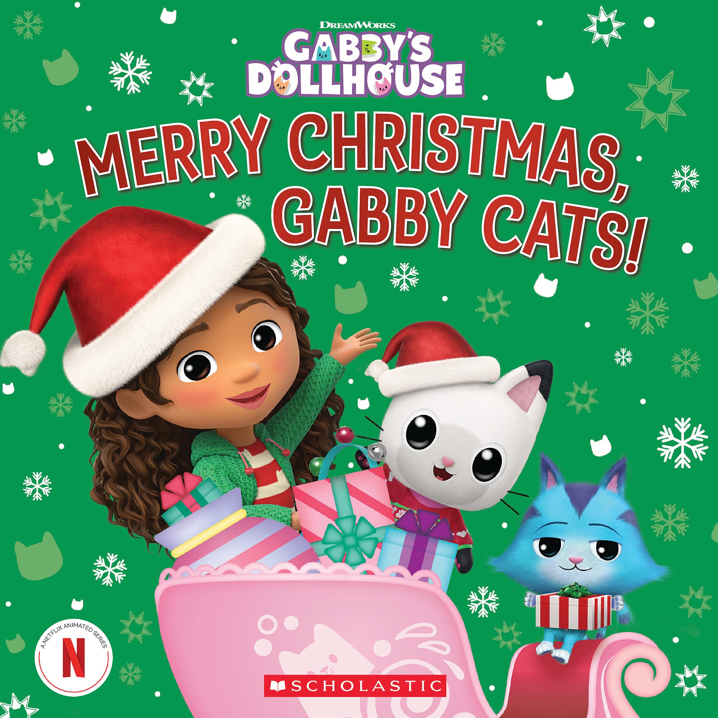 Merry Christmas, Gabby Cats! (Gabby's Dollhouse Hardcover Storybook)