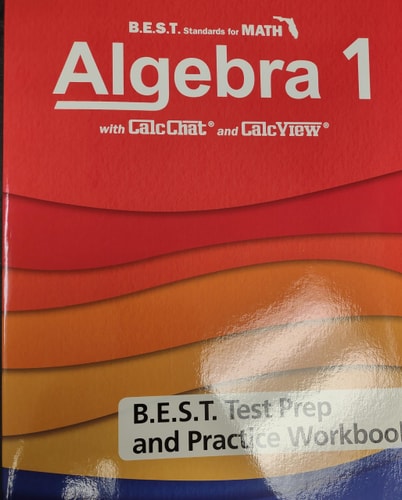Algebra 1 BES.T. WITH Chitchat and CalcView Test Prep and Practice Workbook