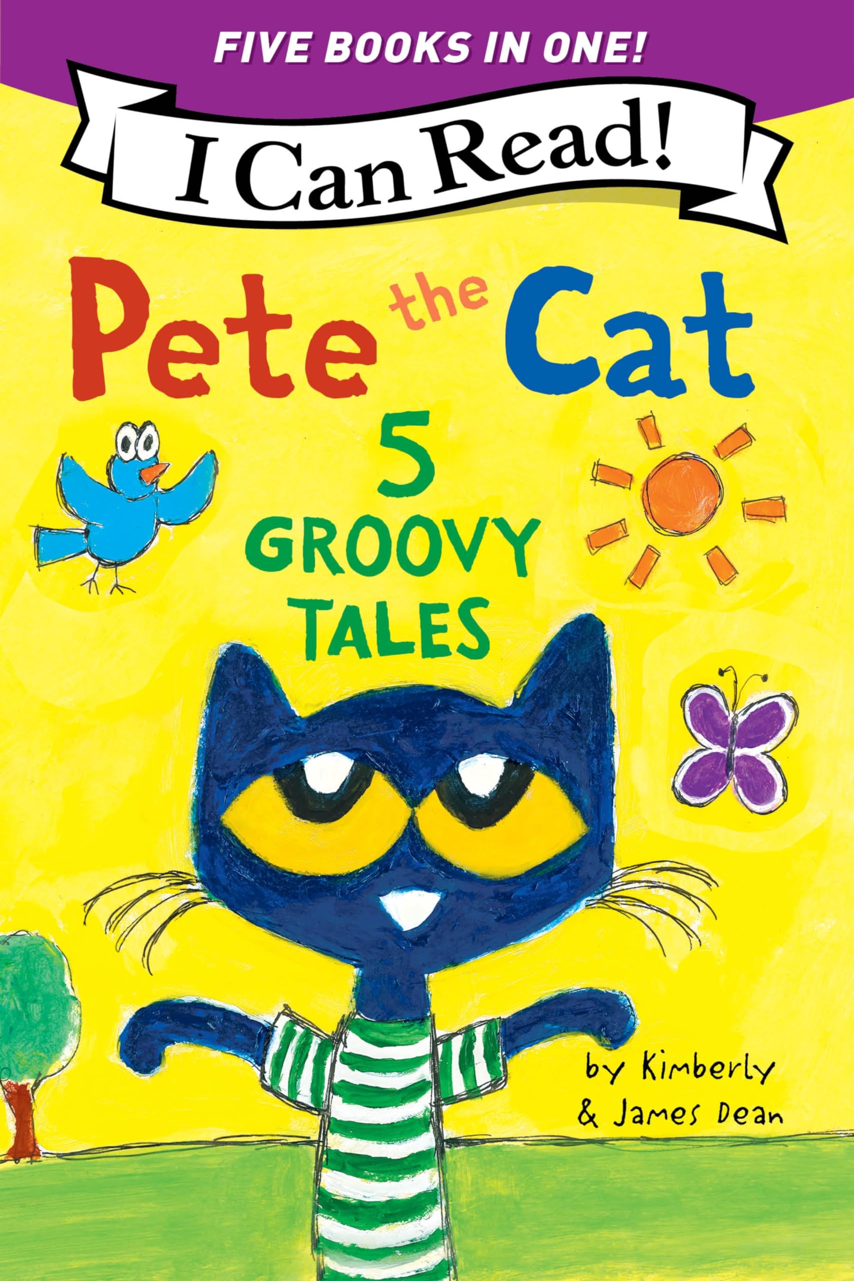 Pete the Cat: 5 Groovy Tales: 5 Level One I Can Reads in One! Pete the Cat Goes Camping, Pete the Cat and the Cool Caterpillar, Pete the Cat: Rocking ... Pete the Cat Saves Up (I Can Read Level 1)